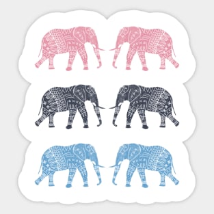 Elephant Pattern Sticker